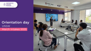 Orientation of Students – UNSW College March Intakes at Westminster College Bangkok