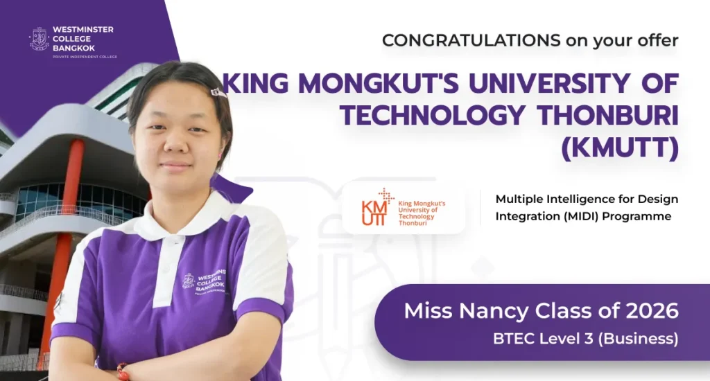 Miss Nancy Class of 2026 BTEC